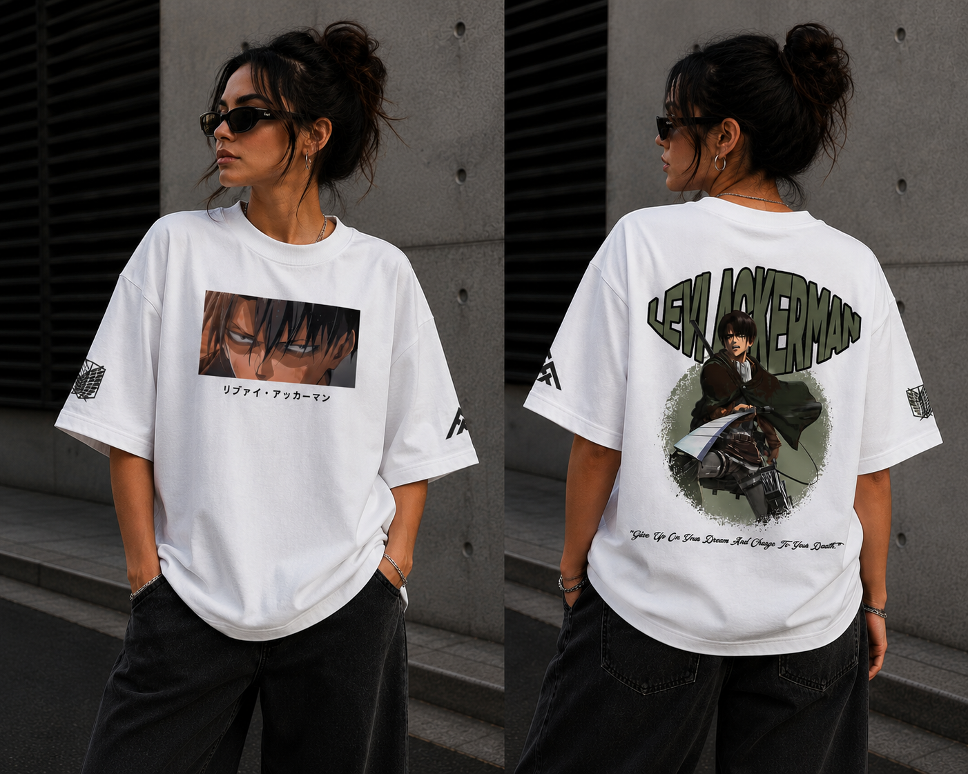 LEVI ACKERMAN OVERSIZED TEE