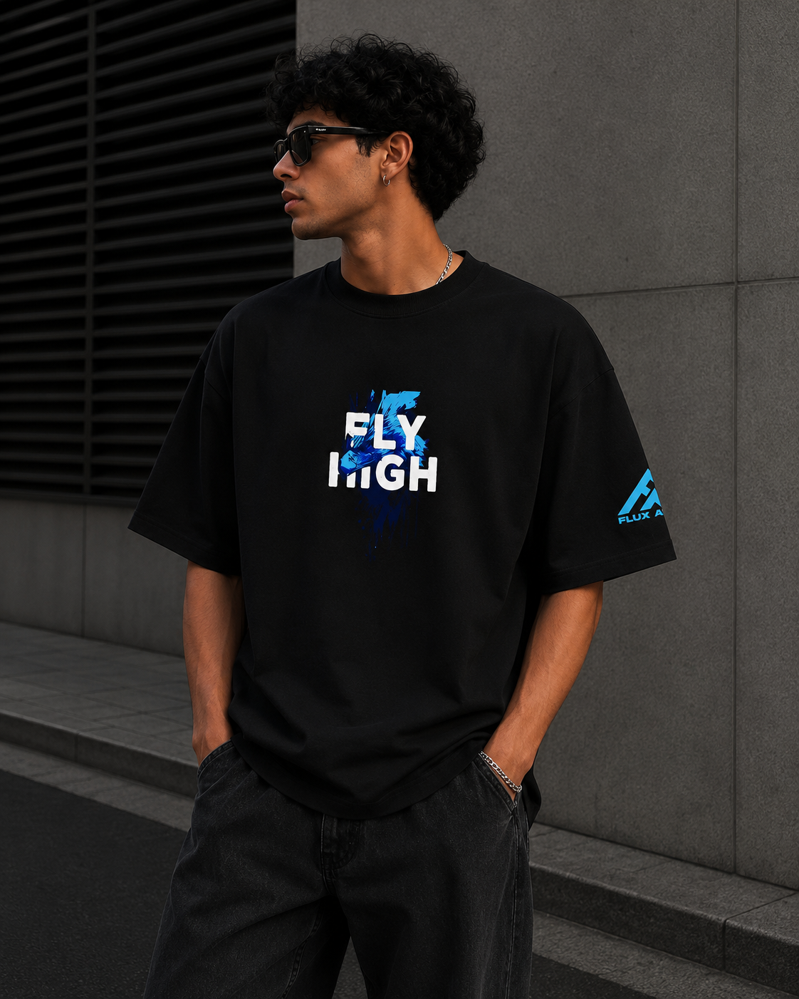 FLY HIGH OVERSIZED TEE