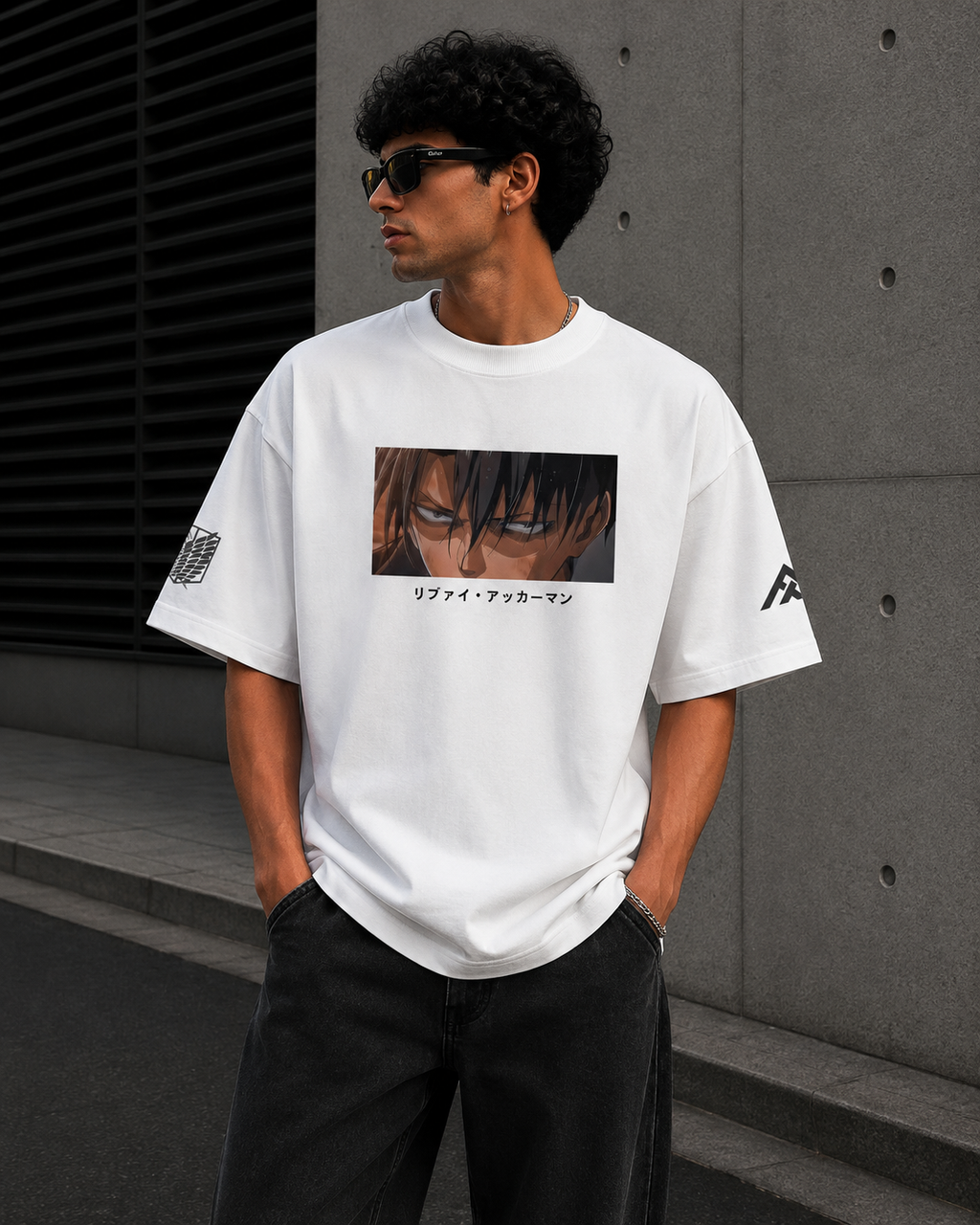 LEVI ACKERMAN OVERSIZED TEE