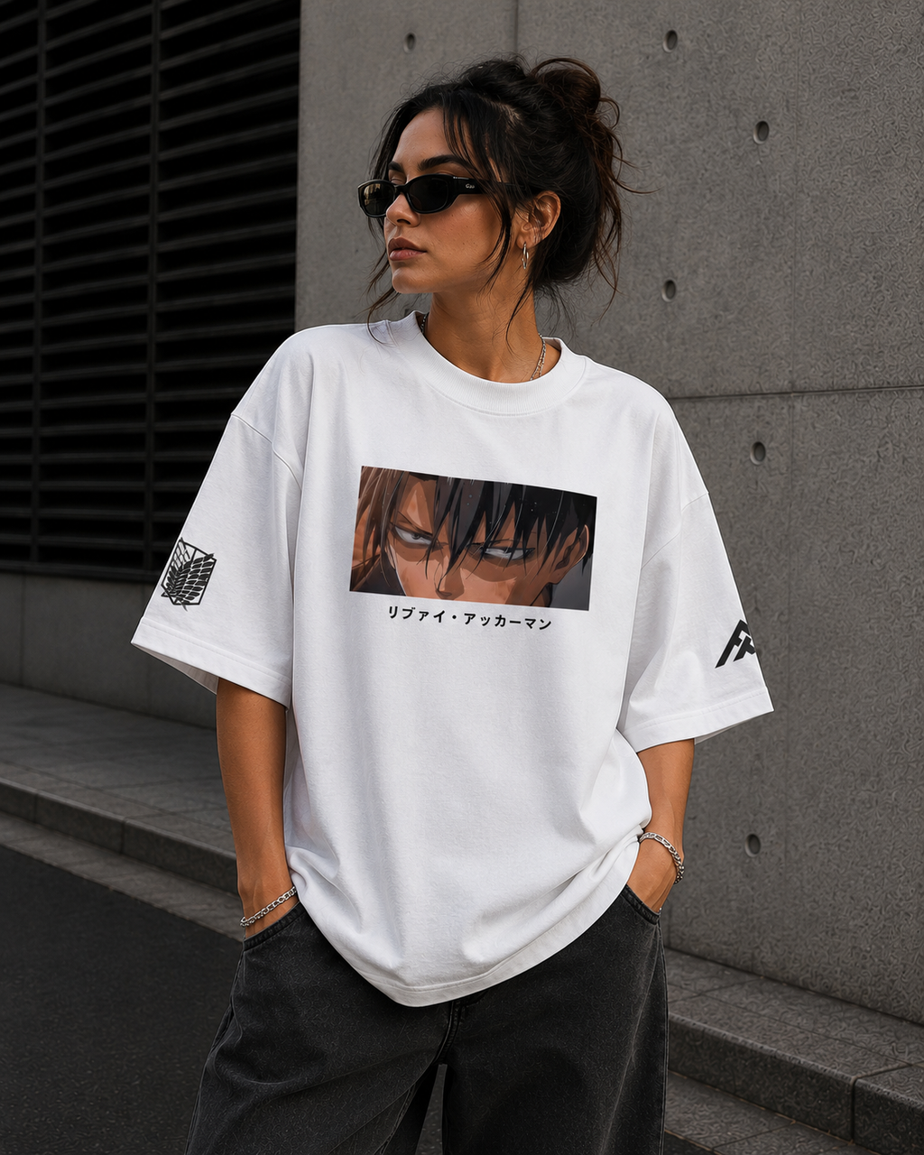 LEVI ACKERMAN OVERSIZED TEE
