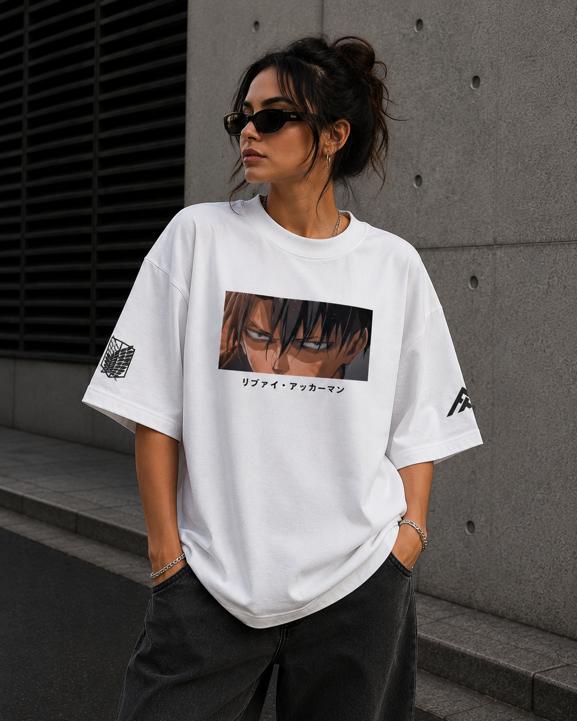 LEVI ACKERMAN OVERSIZED TEE