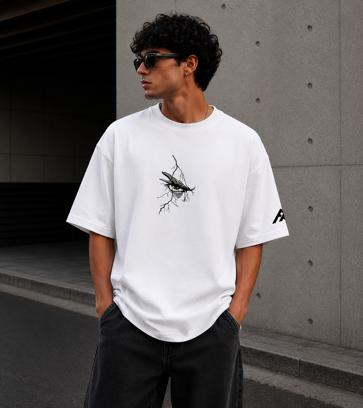 FALLEN OVERSIZED TEE