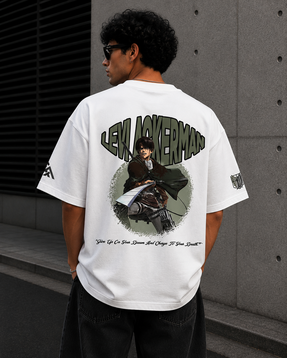 LEVI ACKERMAN OVERSIZED TEE