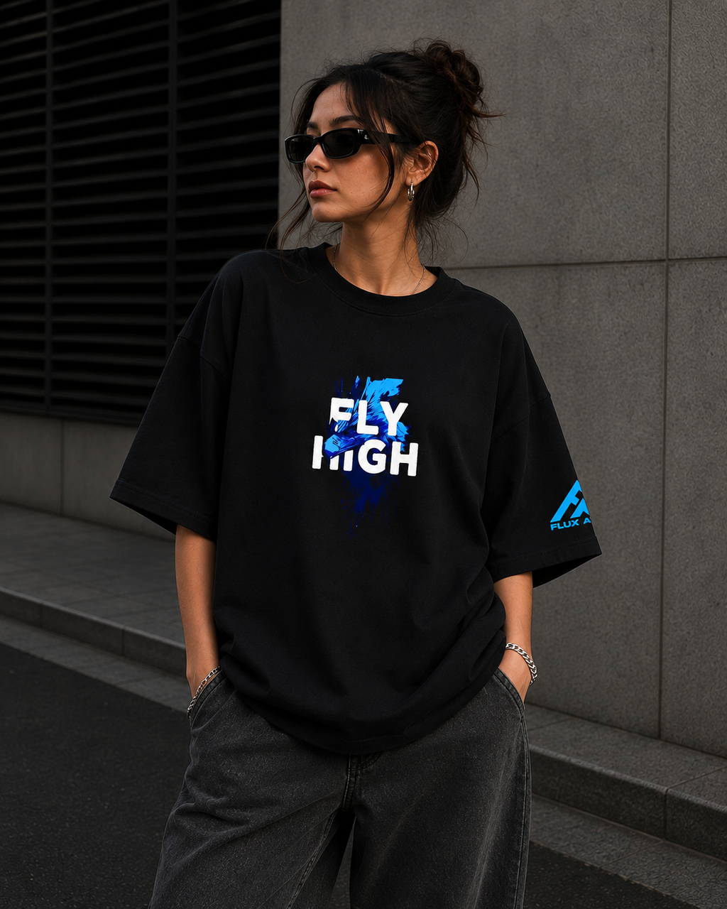 FLY HIGH OVERSIZED TEE