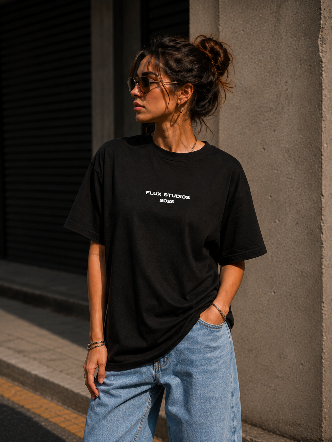 BREAK THE PATTERN OVERSIZED TEE