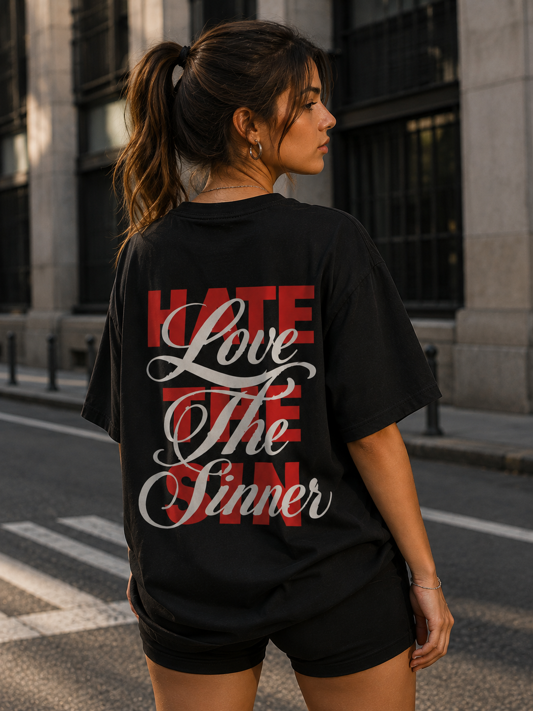 SINNER OVERSIZED TEE