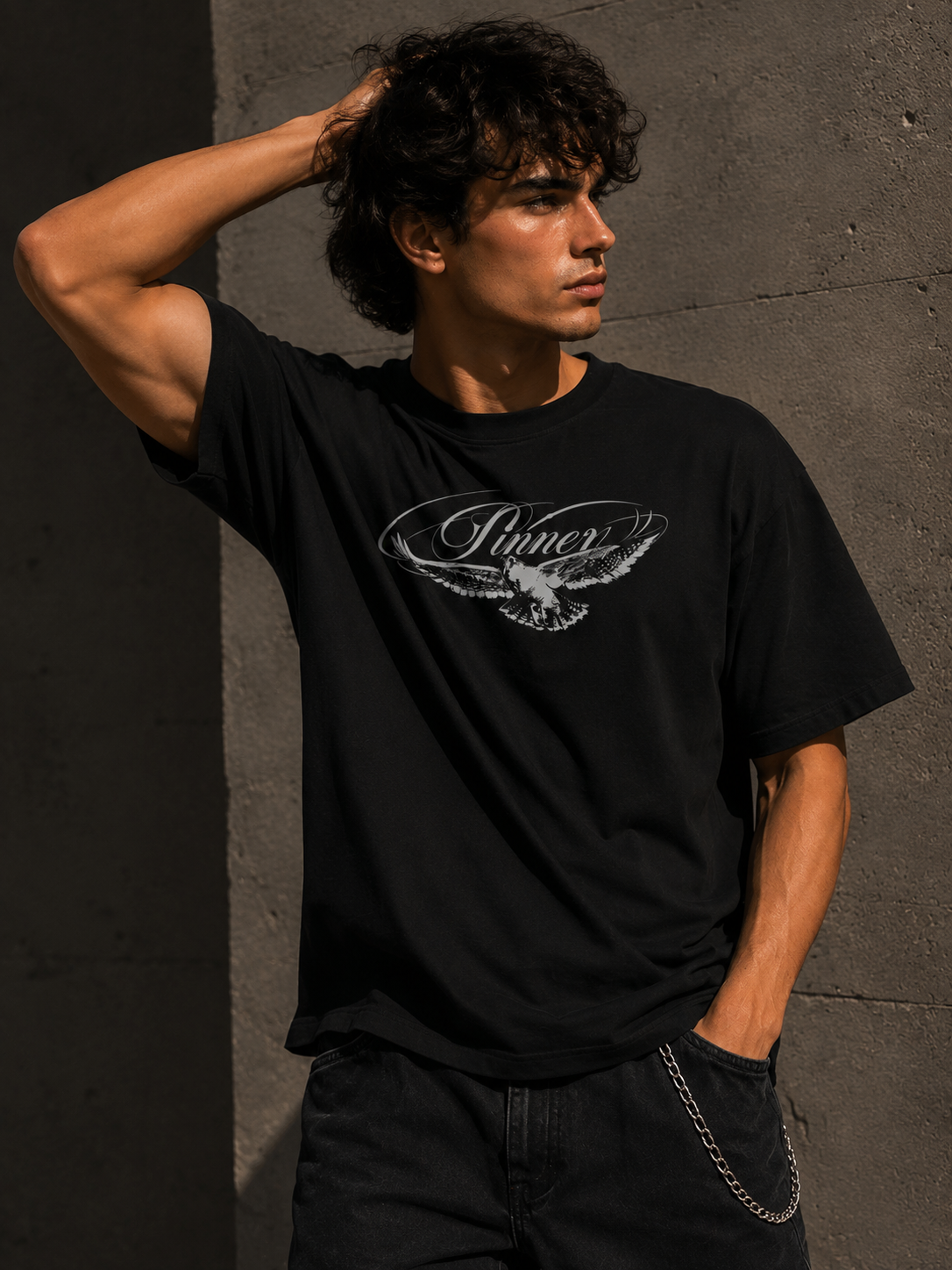 SINNER OVERSIZED TEE